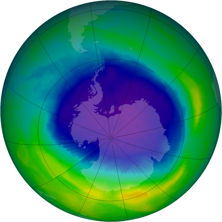 Ozone Map 1987-10-11